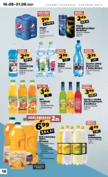 Gazetka promocyjna Netto - Gazetka spożywcza - Gazetka - ważna od 21.08 do 21.08.2021 - strona 16 - produkty: Sok, Ananas, Pepsi, Schweppes, Napój izotoniczny, Tymbark, Syrop, Oshee, Kubuś, Wosana, Napój