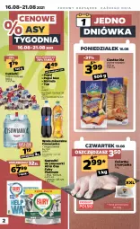 Gazetka promocyjna Netto - Gazetka spożywcza - Gazetka - ważna od 21.08 do 21.08.2021 - strona 2 - produkty: Kurczak, Ciastka, 7up, Pepsi max, Cukier, Mirinda, Pepsi, Fairy, Woda mineralna, Cukierki, Zmywarki, Woda, Cisowianka, Fa