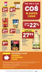 Gazetka promocyjna Aldi - Pełny katalog - Gazetka - ważna od 13.08 do 13.08.2022 - strona 19 - produkty: Mus, Kucharek, Rodzynki, Bazyl, Olej rzepakowy, Olej, Pomidory, Przyprawa do potraw, Pomidory krojone, Danie gotowe, Fa