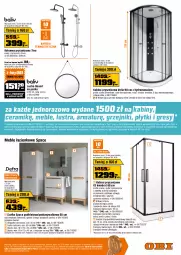 Gazetka promocyjna Obi - Gazetka OBI - Gazetka - ważna od 17.06 do 17.06.2025 - strona 3 - produkty: Kabina prysznicowa, Kompakt WC, Grzejnik, Sok, Ser, Mop, Rama, Słupek, Termos, Deska wolnoopadająca, Meble łazienkowe, Uchwyty, Tera, Tran, Wanna, LANA, Szafka, Rolki, Półka, Bateria, Brodzik, Umywalka, Gres, Olej, Lustro, Meble, Miska, Lakier