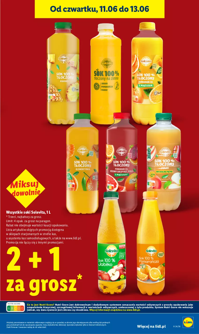 Gazetka promocyjna Lidl - Gazetka ważna od 11.06 do 13.06 - ważna 11.06 do 13.06.2026 - strona 27 - produkty: Sok