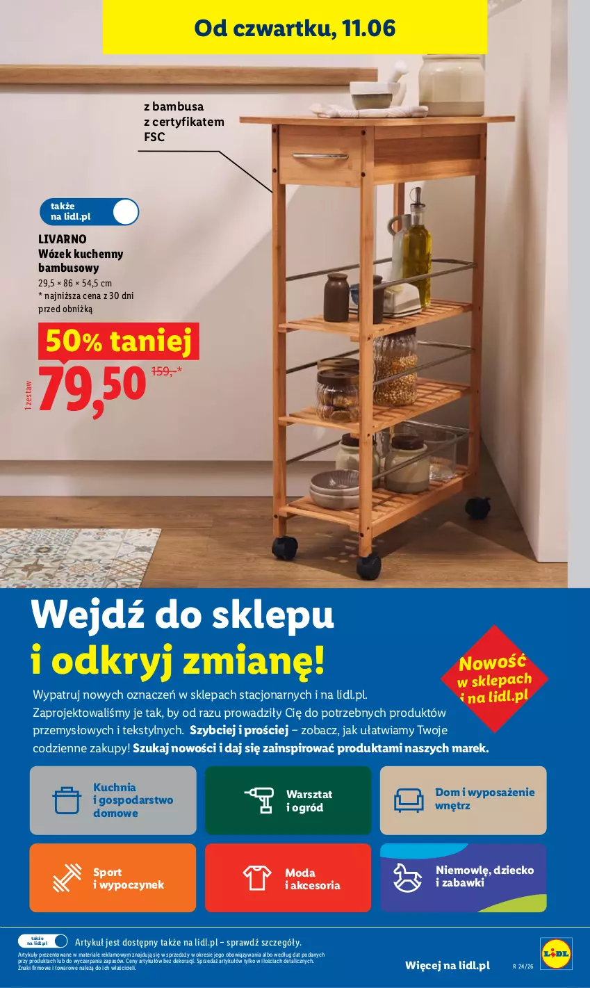 Gazetka promocyjna Lidl - Gazetka ważna od 11.06 do 13.06 - ważna 11.06 do 13.06.2026 - strona 39 - produkty: Gra, Grafika, Ivar, Kuchnia, Moda, Ogród, Por, Sport, Wózek