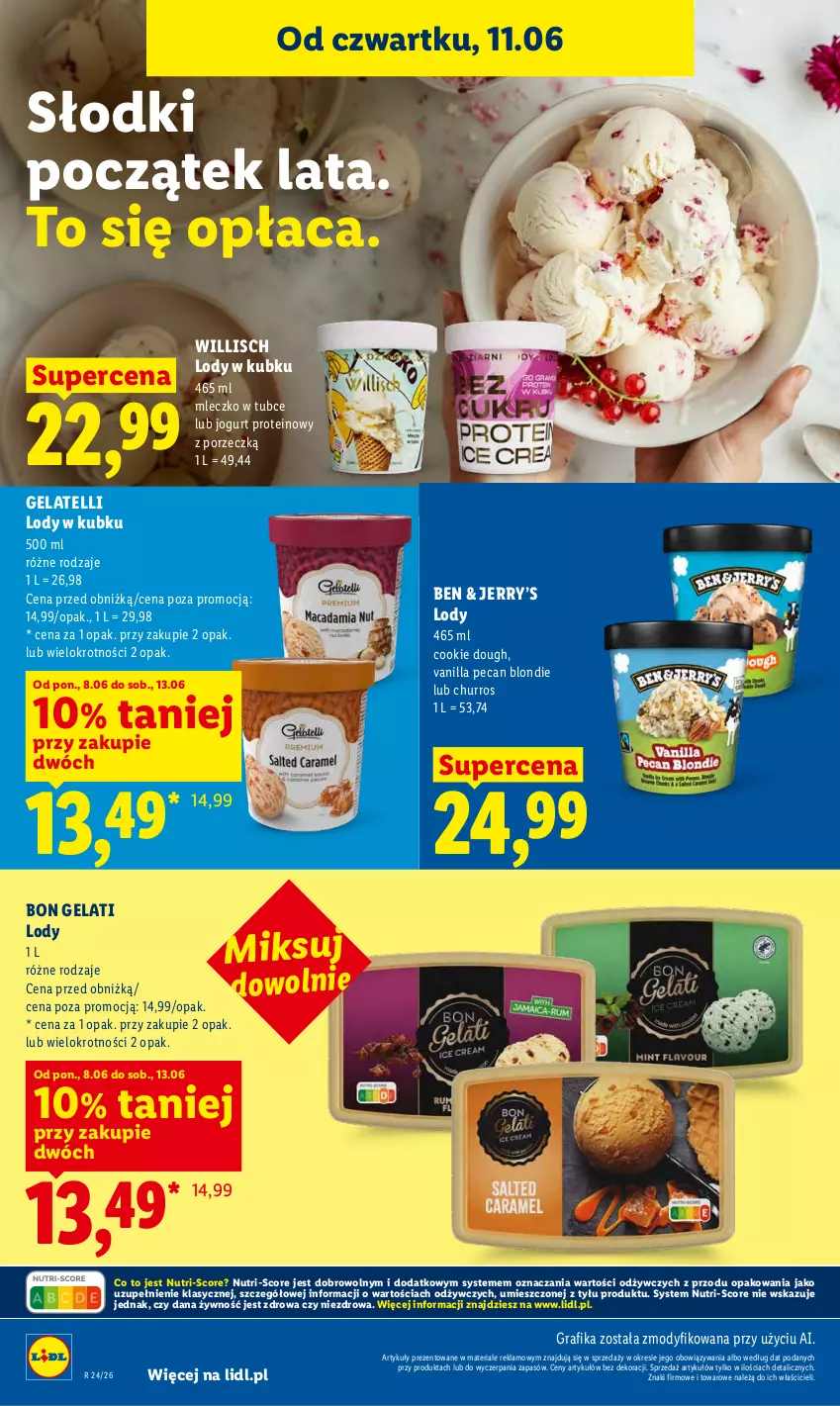 Gazetka promocyjna Lidl - Gazetka ważna od 11.06 do 13.06 - ważna 11.06 do 13.06.2026 - strona 66 - produkty: Gra, Grafika, Jogurt, Lody, Mleczko, Por