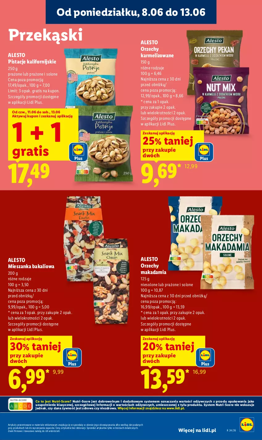 Gazetka promocyjna Lidl - Gazetka ważna od 11.06 do 13.06 - ważna 11.06 do 13.06.2026 - strona 81 - produkty: Gra, Mieszanka bakaliowa, Pistacje