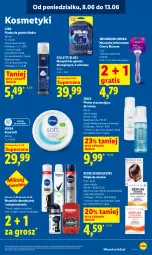 Gazetka promocyjna Lidl - Gazetka ważna od 11.06 do 13.06 - Gazetka - ważna od 13.06 do 13.06.2026 - strona 87 - produkty: Gra, Dezodorant, Wilkinson Sword, Pianka do golenia, Szynka, Ziaja, Gillette, Maszynka, Olej, Antyperspirant, Nivea