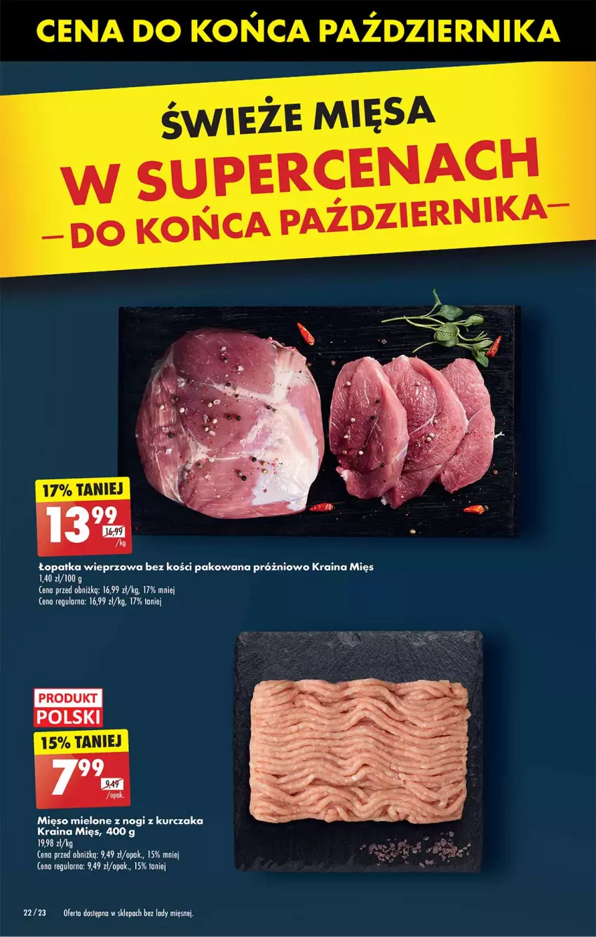 Gazetka promocyjna Biedronka - Od Czwartku - ważna 03.10 do 09.10.2024 - strona 22 - produkty: Bols, Kurczak, Mięso, Mięso mielone