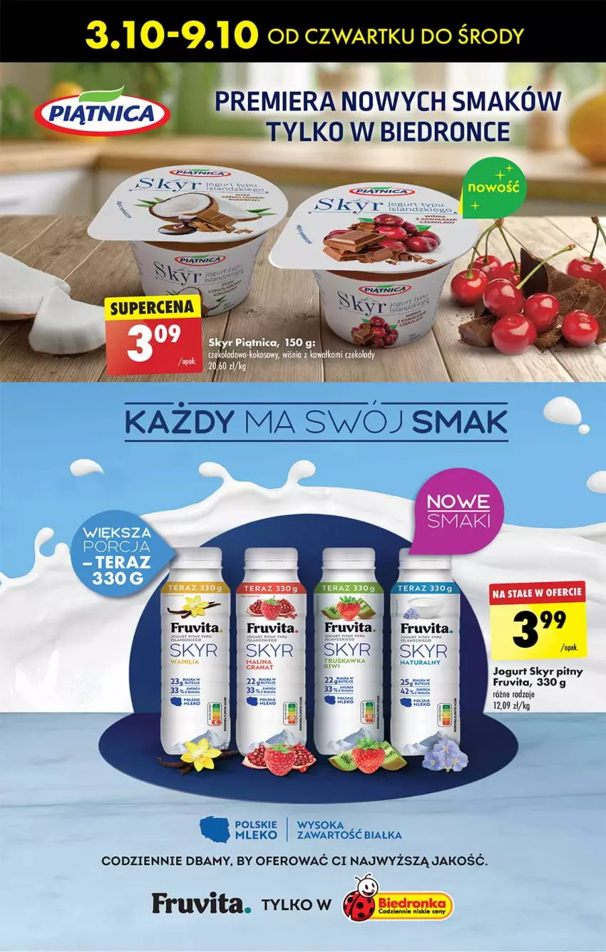 Gazetka promocyjna Biedronka - Od Czwartku - ważna 03.10 do 09.10.2024 - strona 31 - produkty: Fa, Gra, Granat, Jogurt, Kawa, Kret, LANA, Mleko, Piątnica, Sok