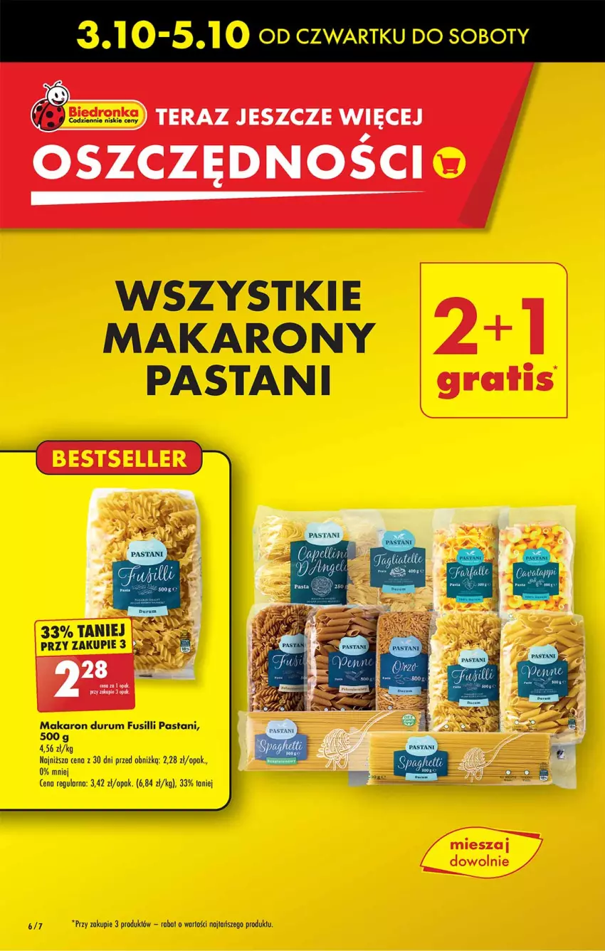 Gazetka promocyjna Biedronka - Od Czwartku - ważna 03.10 do 09.10.2024 - strona 6 - produkty: Makaron, Rum, Tera