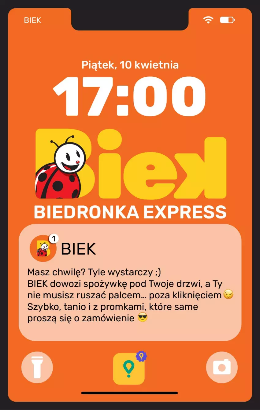 Gazetka promocyjna Biedronka - Gazetka - ważna 10.04 do 17.04.2026 - strona 1 - produkty: Drzwi, Mus