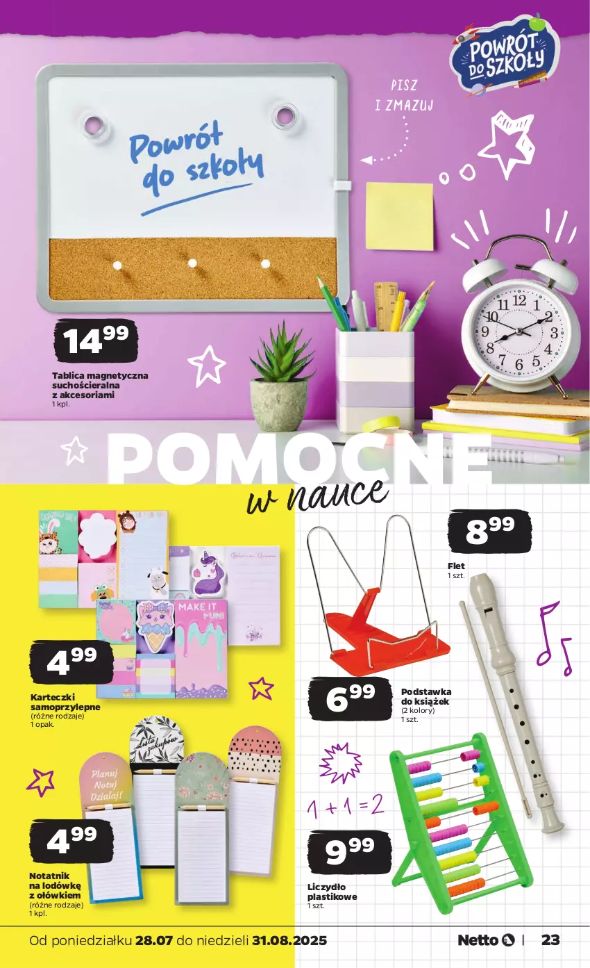 Gazetka promocyjna Netto - Katalog BTS 2025 - ważna 28.07 do 31.08.2025 - strona 23 - produkty: Karteczki samoprzylepne, Mop