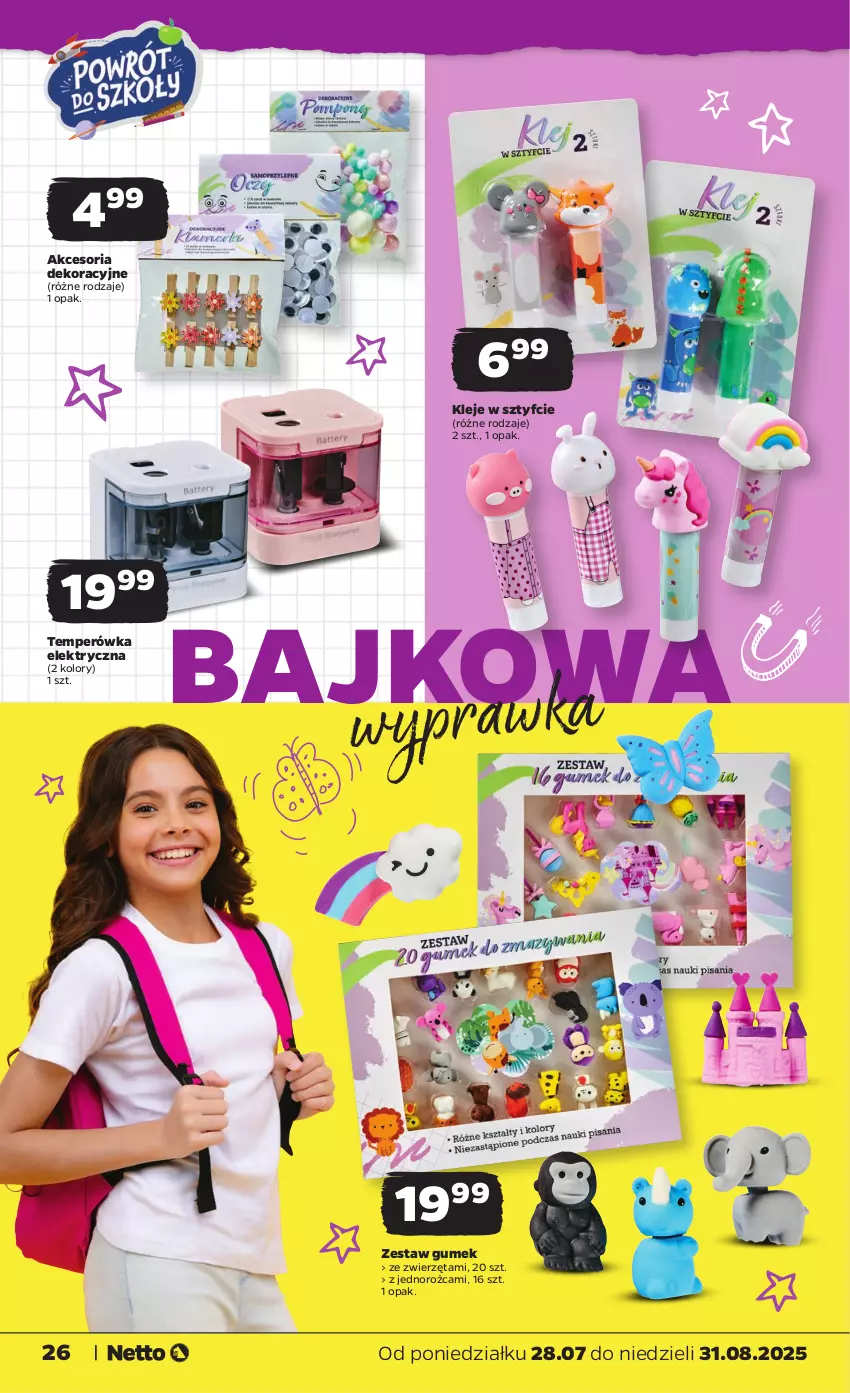 Gazetka promocyjna Netto - Katalog BTS 2025 - ważna 28.07 do 31.08.2025 - strona 26 - produkty: Klej, Zwierzęta