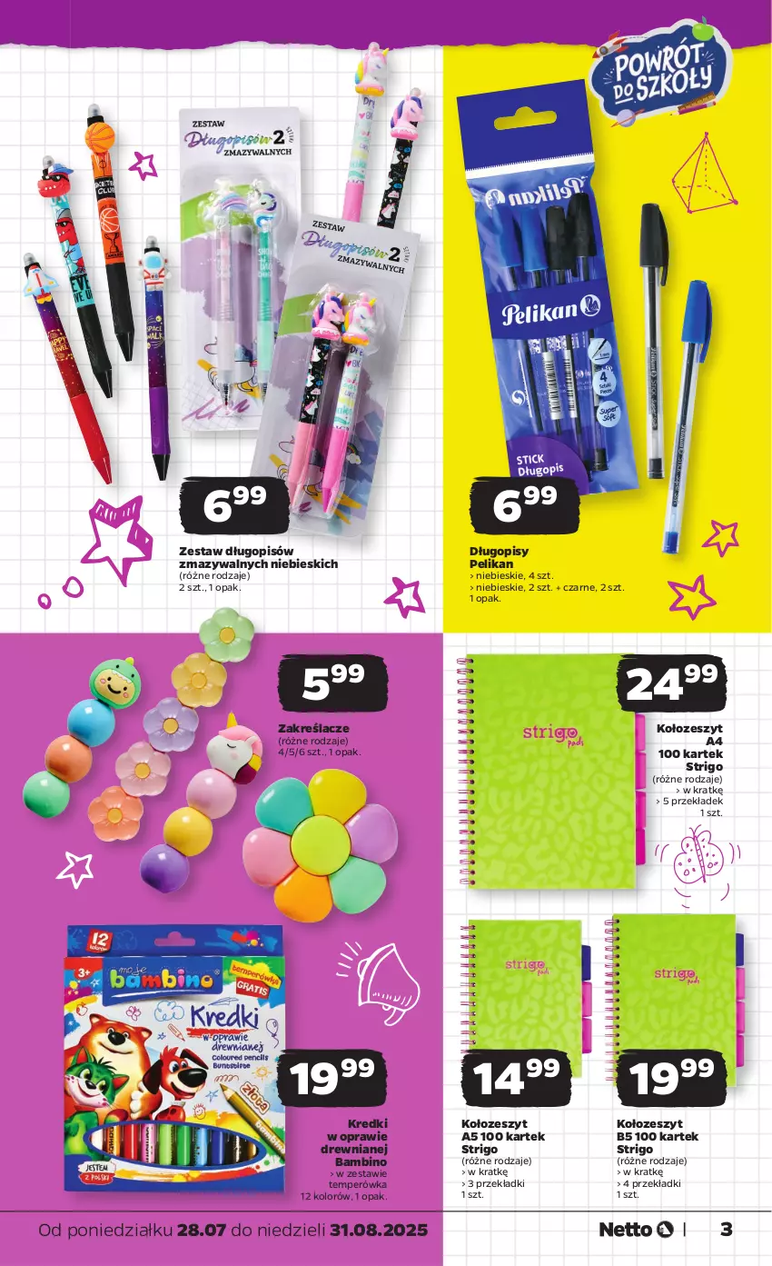 Gazetka promocyjna Netto - Katalog BTS 2025 - ważna 28.07 do 31.08.2025 - strona 3 - produkty: Długopis