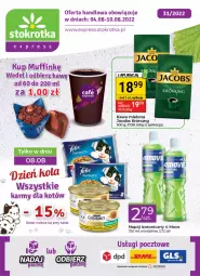 Gazetka promocyjna Stokrotka - Stokrotka Express - Gazetka - ważna od 10.08 do 10.08.2022 - strona 1 - produkty: Kawa mielona, Kawa, Napój izotoniczny, Jacobs, Napój
