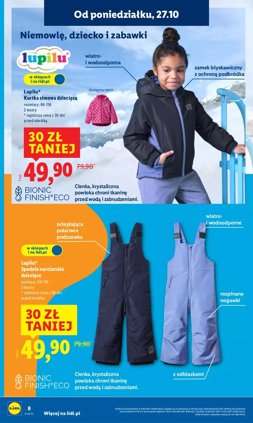 Gazetka promocyjna Lidl - GAZETKA - ważna 27.10 do 31.10.2025 - strona 12 - produkty: Dzieci, Kurtka, Por, Spodnie