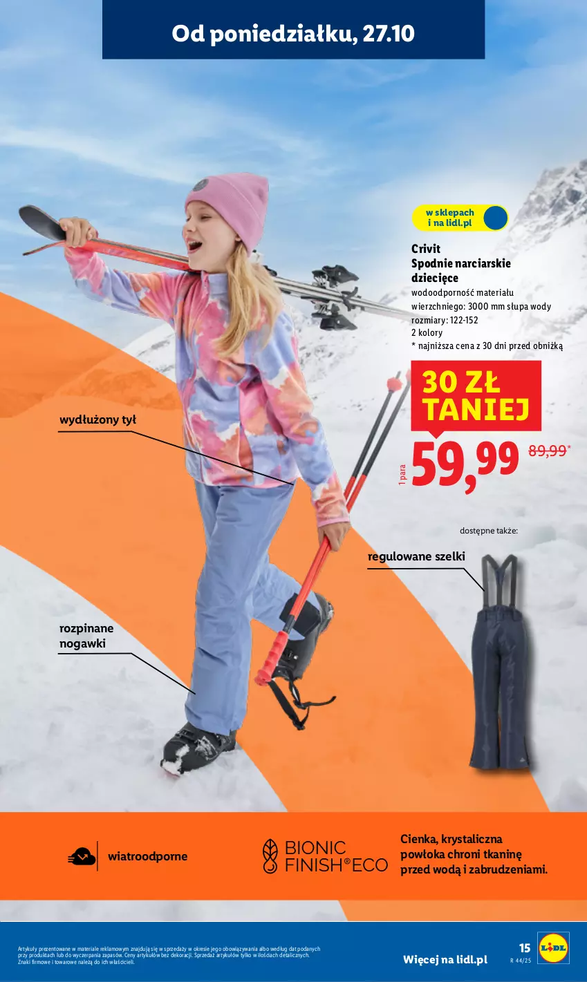 Gazetka promocyjna Lidl - GAZETKA - ważna 27.10 do 31.10.2025 - strona 19 - produkty: Dzieci, Por, Spodnie