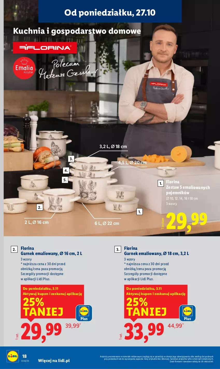 Gazetka promocyjna Lidl - GAZETKA - ważna 27.10 do 31.10.2025 - strona 22 - produkty: Garnek, Kuchnia, Pojemnik
