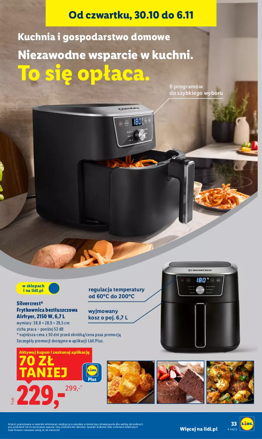 Gazetka promocyjna Lidl - GAZETKA - ważna 27.10 do 31.10.2025 - strona 37 - produkty: Gra, Kosz, Kuchnia, Silvercrest