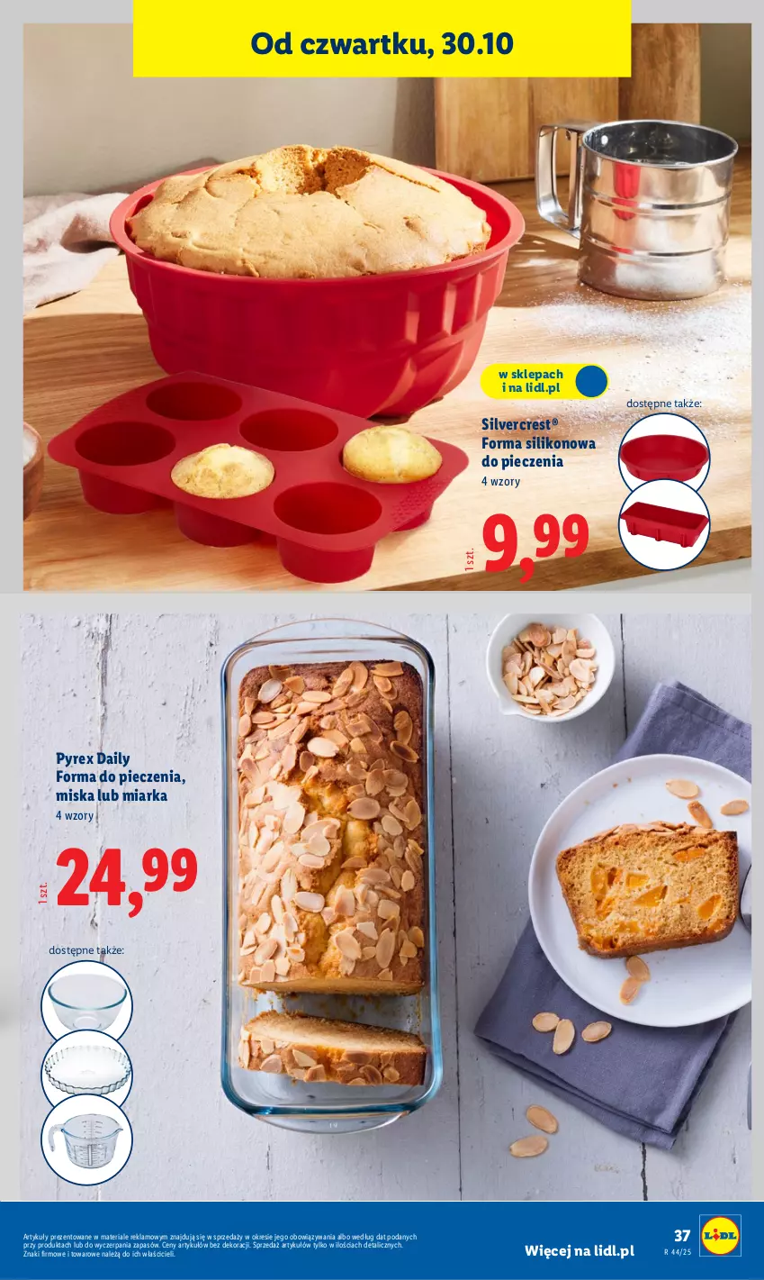 Gazetka promocyjna Lidl - GAZETKA - ważna 27.10 do 31.10.2025 - strona 41 - produkty: Forma do pieczenia, Miarka, Miska, Piec, Silvercrest