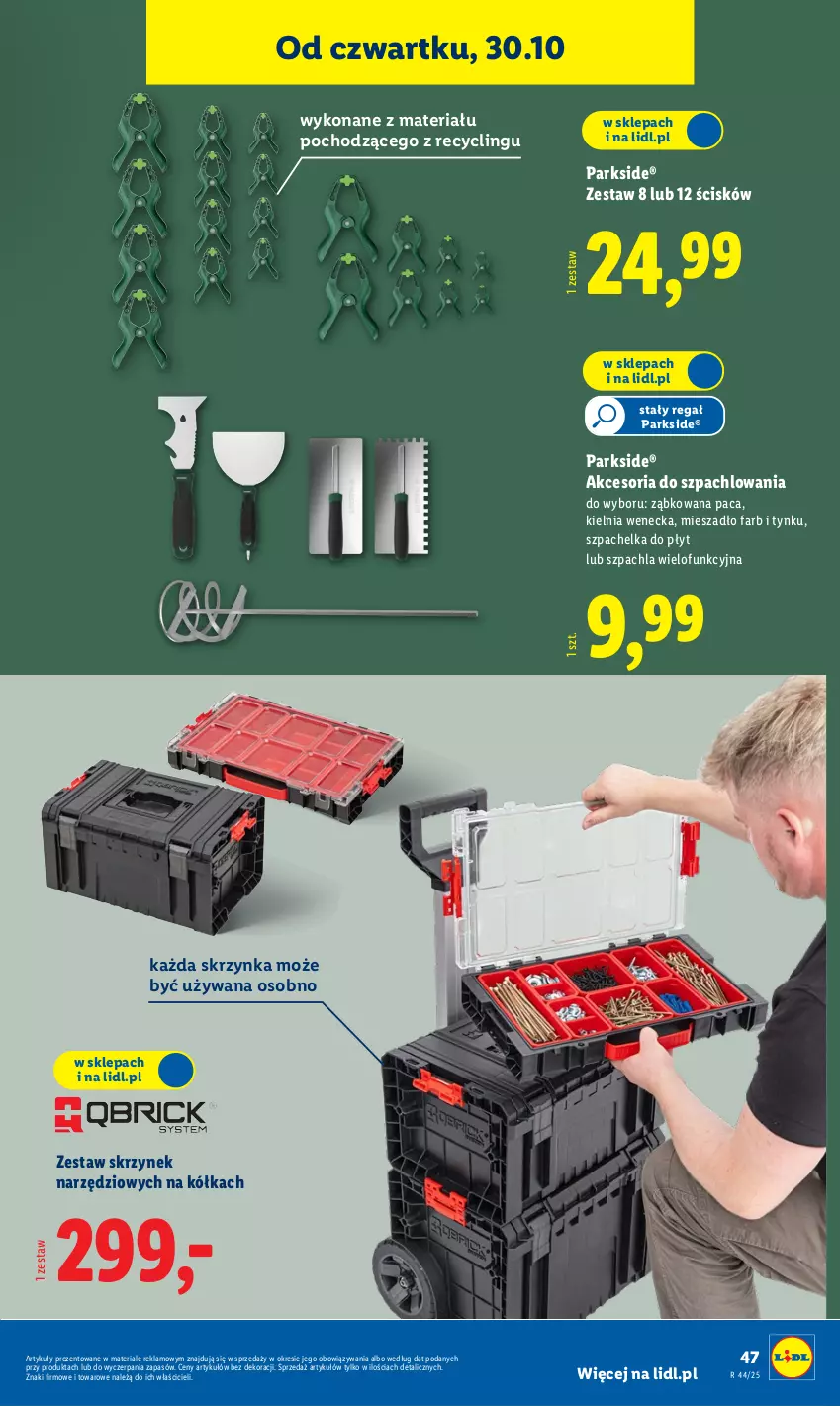 Gazetka promocyjna Lidl - GAZETKA - ważna 27.10 do 31.10.2025 - strona 51 - produkty: Clin, Fa, Mieszadło, Parkside, Regał