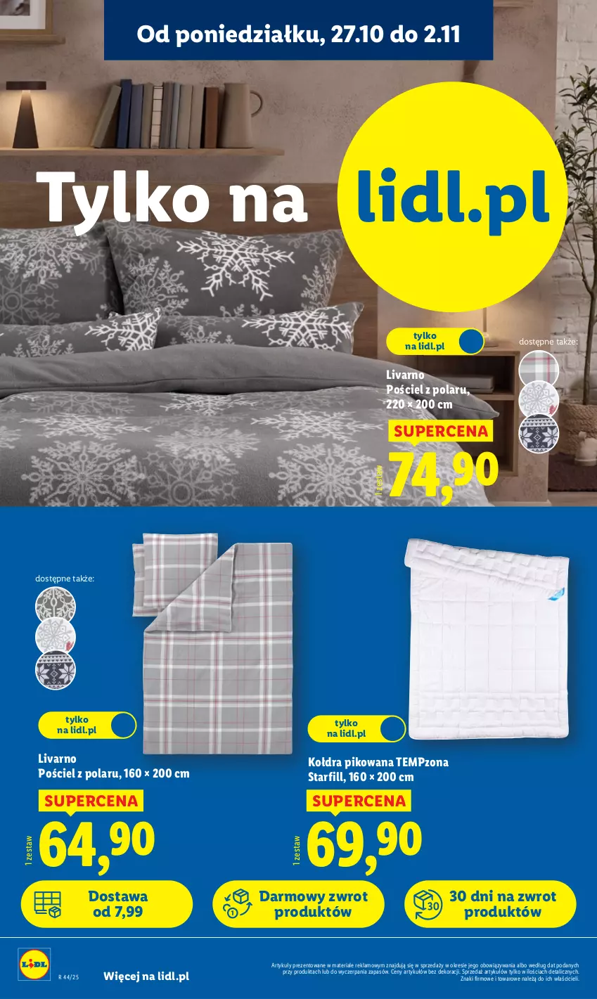 Gazetka promocyjna Lidl - GAZETKA - ważna 27.10 do 31.10.2025 - strona 6 - produkty: Ivar, Kołdra, Pościel