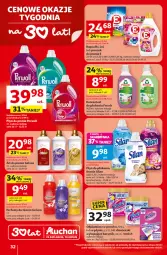 Gazetka promocyjna Auchan - 30 Lat Hipermarket - Gazetka - ważna od 25.02 do 25.02.2026 - strona 32 - produkty: Frosch, Top, Perfum, Odplamiacz, Silan, Płyn do płukania, Chusteczki, Vanish