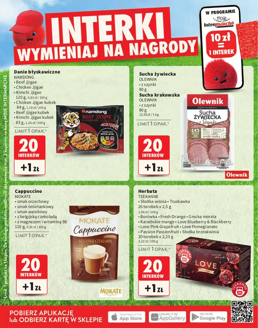 Gazetka promocyjna Intermarche - Katalog Interki - ważna 02.03 do 30.06.2026 - strona 10 - produkty: Borówka, Cappuccino, Gra, Granat, Herbata, Kubek, Lack, LG, Magnez, Mango, Morela, Olewnik, Teekanne