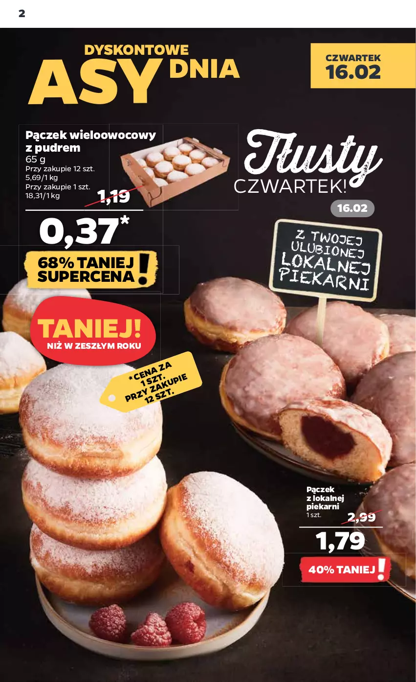 Gazetka promocyjna Netto - Artykuły spożywcze - ważna 16.02 do 22.02.2023 - strona 2 - produkty: Pączek