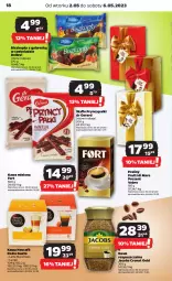 Gazetka promocyjna Netto - Artykuły spożywcze - Gazetka - ważna od 10.05 do 10.05.2023 - strona 18 - produkty: Nescafé, Kawa rozpuszczalna, Praliny, Dr Gerard, Chia, Kawa mielona, Kawa, Wafle, Dell, Lovi, Dolce Gusto, Jacobs, Gala, Biszkopty