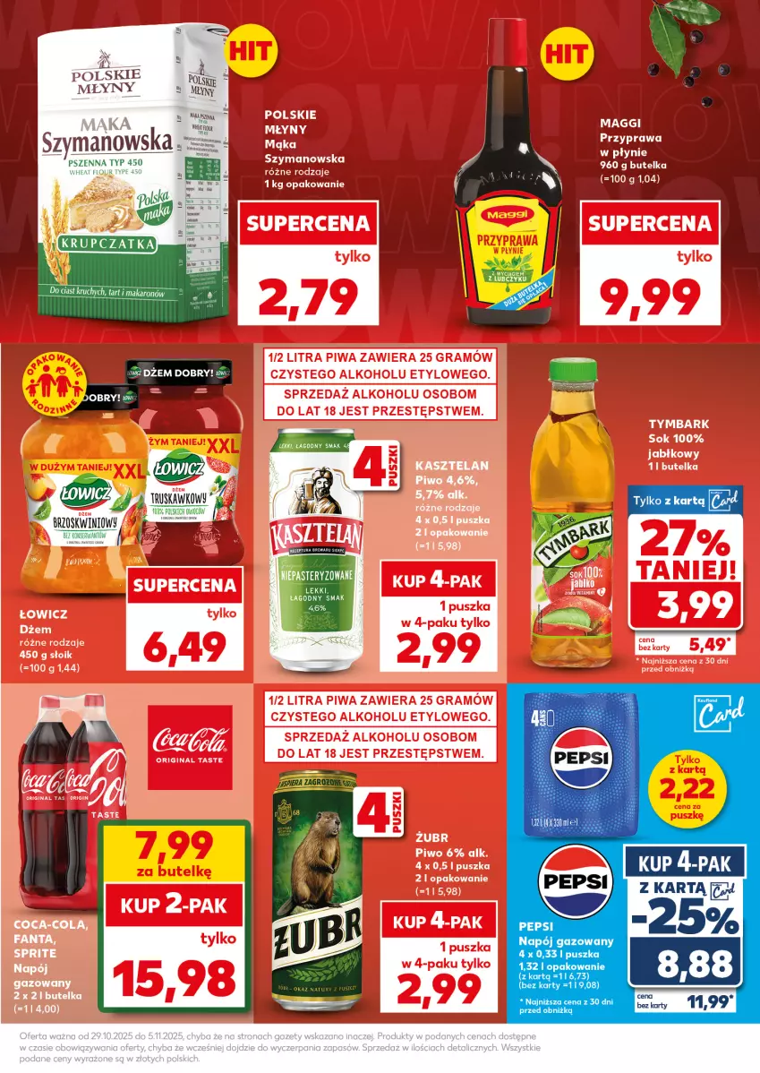 Gazetka promocyjna Kaufland - Mocny Start - ważna 03.11 do 05.11.2025 - strona 11 - produkty: Dżem, Fa, Mus, Napój, Napój gazowany