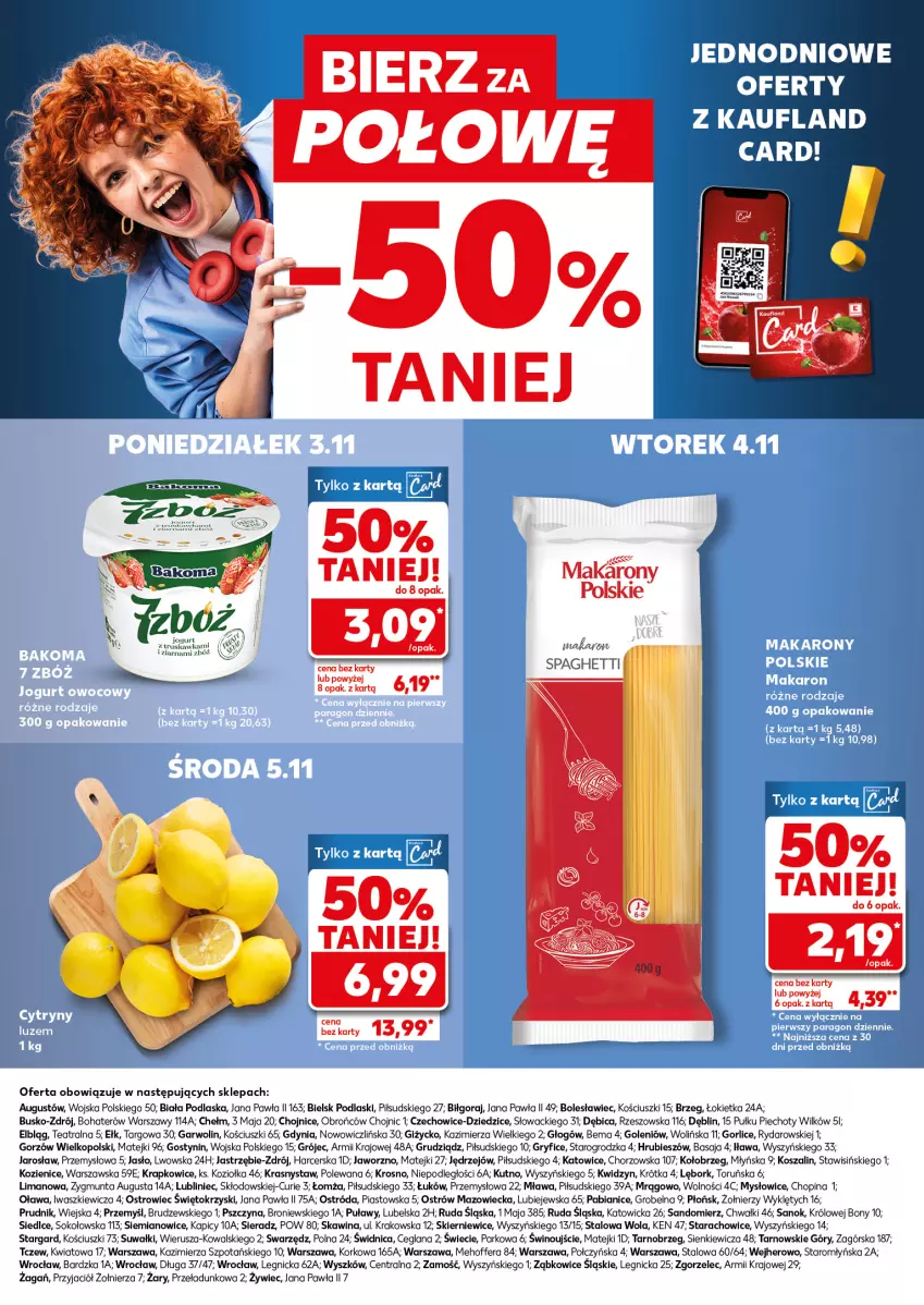 Gazetka promocyjna Kaufland - Mocny Start - ważna 03.11 do 05.11.2025 - strona 28 - produkty: BIC, Gry, Kosz, LANA, Makaron, Piast, Piec, Podlaski, Sok, Spaghetti, Szal, Wino