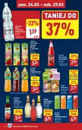 Gazetka promocyjna Aldi - Pełna oferta - Gazetka - ważna od 29.03 do 29.03.2025 - strona 20 - produkty: Sok, Red Bull, Oranżada, Schweppes, Hellena, Tymbark, Syrop, Woda mineralna, Kubuś, Napój niegazowany, Woda, Napój, Cisowianka, Herbapol, Jabłka