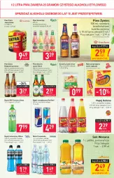 Gazetka promocyjna Stokrotka - Supermarket - Gazetka - ważna od 27.01 do 27.01.2021 - strona 11 - produkty: Piwa, Piwo, Sok, Lajkonik, Koc, Gin, Gra, Napój energetyczny, Farmers Aloes, Somersby, Red Bull, Tatra, Hellena, Napój izotoniczny, Wosana, Woda, Artur, Okocim, Napój, Cisowianka, Krakersy, Fa