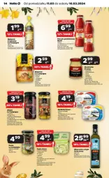Gazetka promocyjna Netto - Gazetka - ważna od 16.03 do 16.03.2024 - strona 6 - produkty: Makaron, Ser, Pur, Gin, Gra, Oliwki, Sardynki, Pesto, Penne, Spaghetti, EPEE, Graal, Knorr, Fa, Oliwa