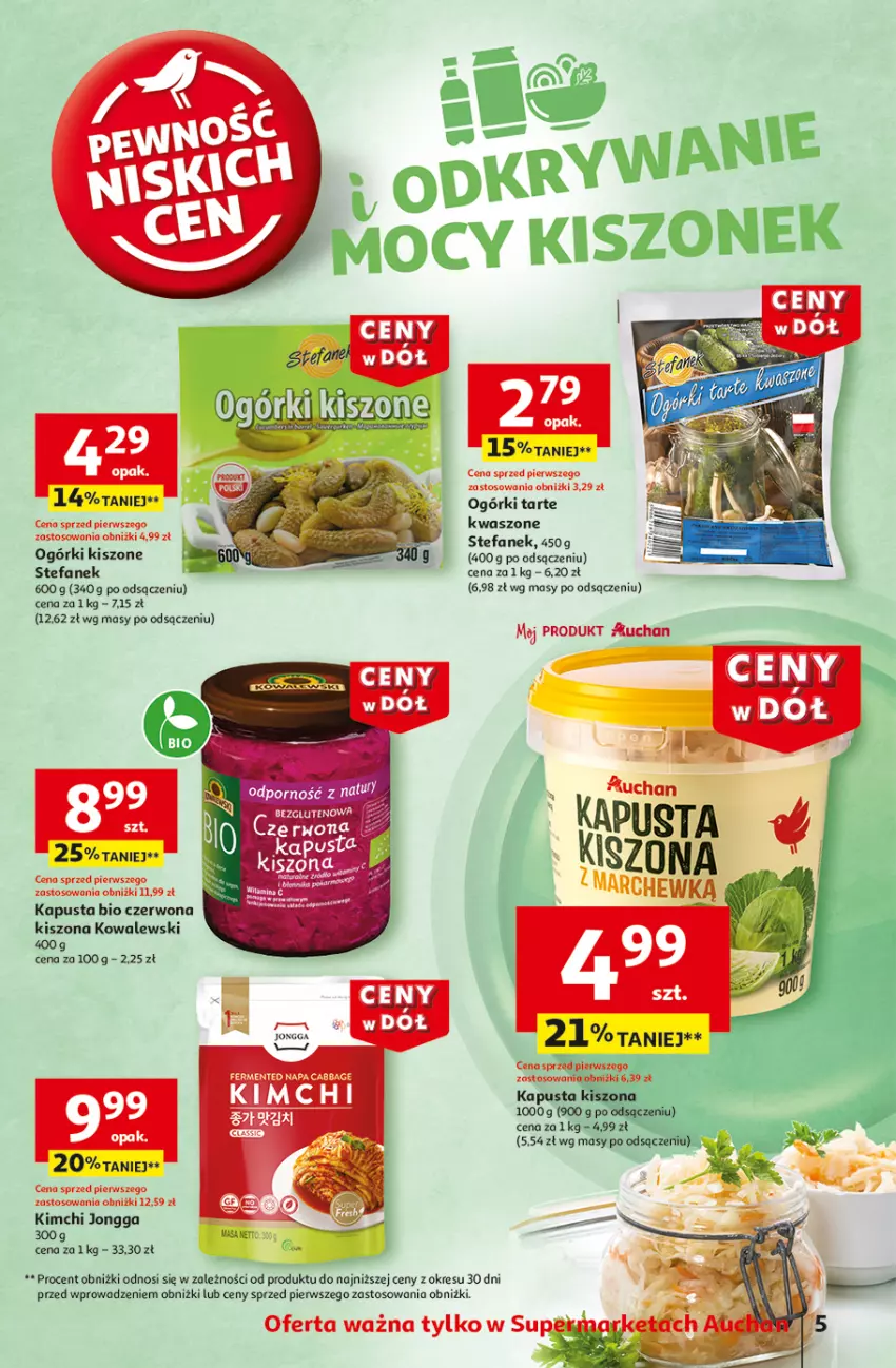 Gazetka promocyjna Auchan - CENY W DÓŁ Supermarket - ważna 23.01 do 29.01.2025 - strona 5 - produkty: Fa, Kawa