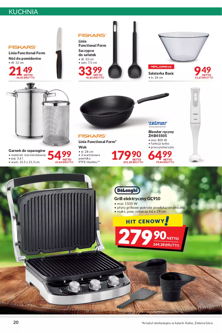 Gazetka promocyjna Makro - [Oferta promocyjna] Artykuły spożywcze i przemysłowe - ważna 19.04 do 02.05.2022 - strona 20 - produkty: Blender, Blender ręczny, Garnek, Grill, Kuchnia, Sałat, Salaterka, Szczypce