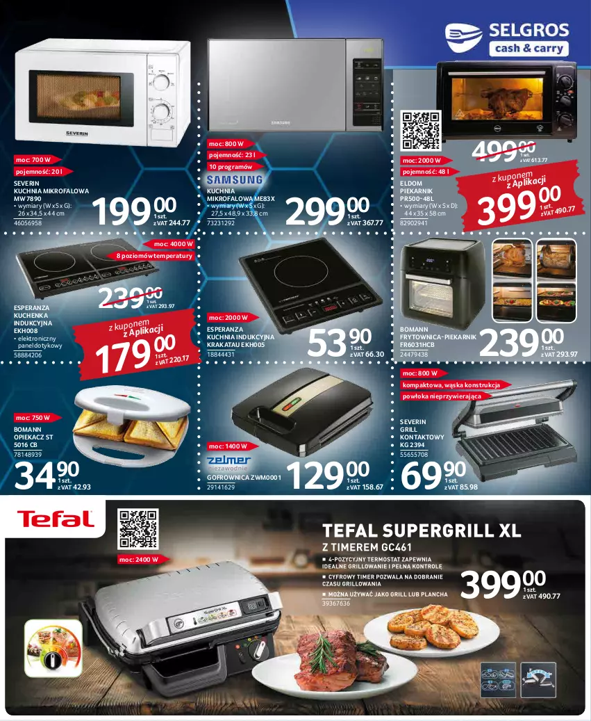 Gazetka promocyjna Selgros - Katalog Elektro - ważna 17.03 do 30.03.2022 - strona 7 - produkty: Fa, Gofrownica, Gra, Grill, Grill kontaktowy, Kuchnia, Piekarnik