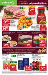 Gazetka promocyjna Stokrotka - Supermarket - Gazetka - ważna od 28.12 do 28.12.2025 - strona 1 - produkty: Tchibo, Mandarynki, Nescafé, Krakus, Warzywa, Kawa rozpuszczalna, Ser, Gra, Cukier, Kawa mielona, Kawa, Karp, Coca-Cola, Makowiec, Szynka, Farm Milk, Boczek, Fanta, Owoce, Sprite, Napój, Mięso, Boczek wieprzowy, Mleko, Fa
