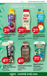 Gazetka promocyjna Żabka - Gazetka - ważna od 15.08 do 15.08.2023 - strona 37 - produkty: Pur, Danone, Jogurt, Chia, Napój jogurtowy, Bakoma, Cappuccino, Napój, Jogurt pitny