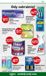 Gazetka promocyjna Żabka - Gazetka - ważna od 15.08 do 15.08.2023 - strona 52 - produkty: Naturell, Papier, Clin, Velvet, Ręcznik, Podpaski, Suplement diety, Blend-a-Med, Szczoteczka, Naturella