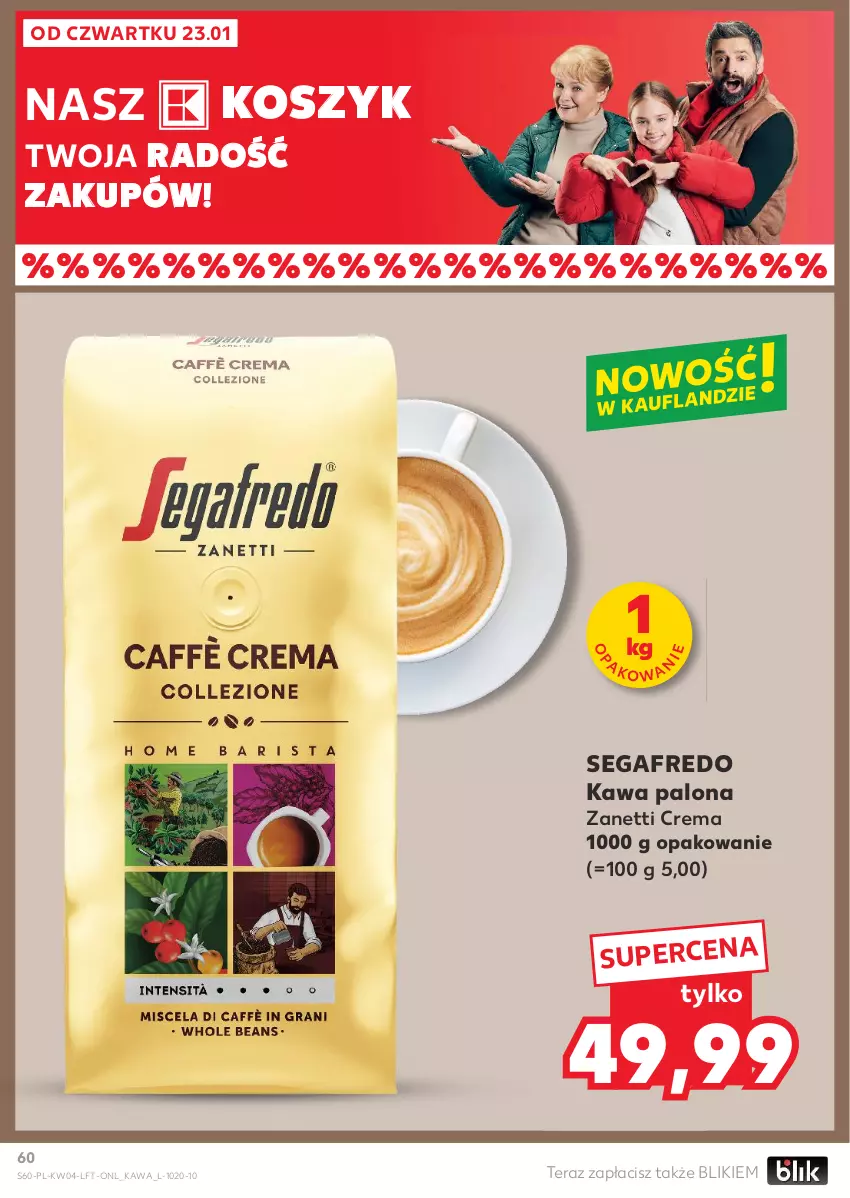 Gazetka promocyjna Kaufland - Gazetka tygodnia - ważna 23.01 do 29.01.2025 - strona 60 - produkty: Kawa, Kosz, Segafredo, Tera