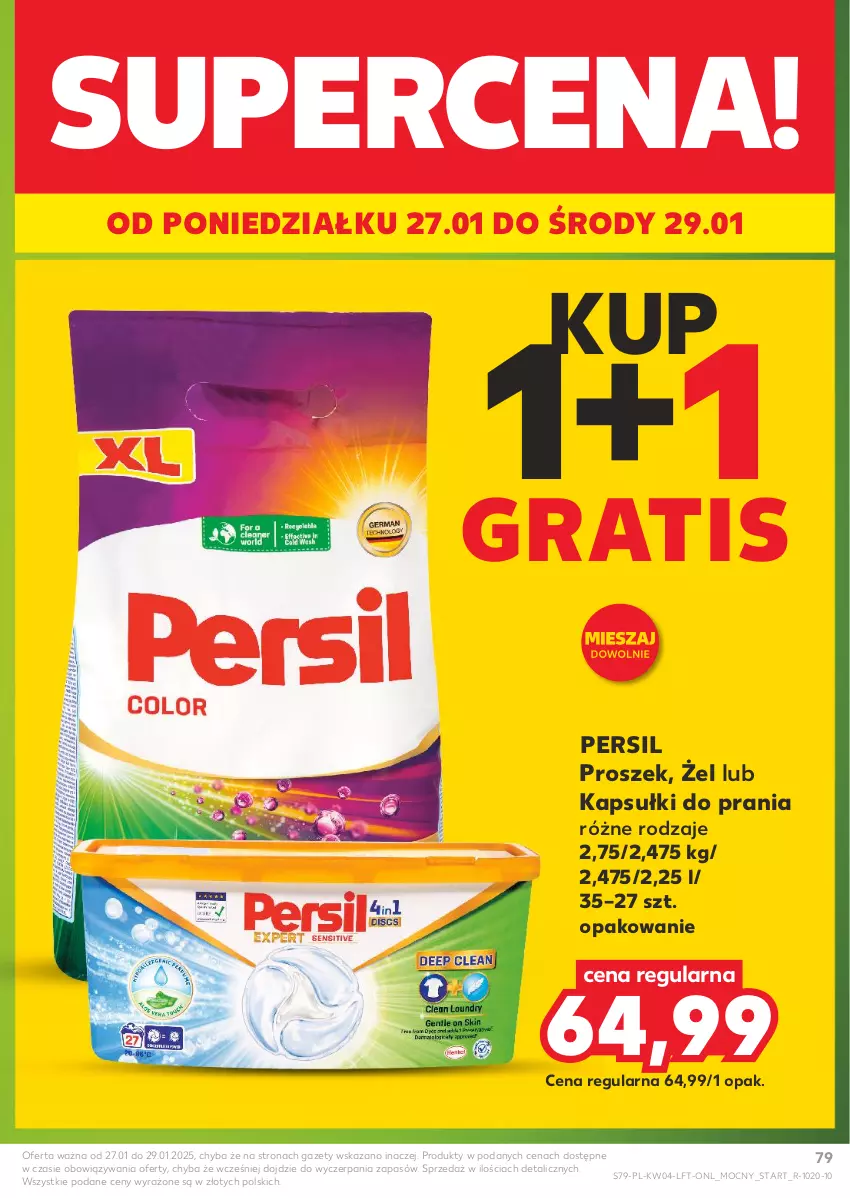 Gazetka promocyjna Kaufland - Gazetka tygodnia - ważna 23.01 do 29.01.2025 - strona 79 - produkty: Gra, Kapsułki do prania, Persil