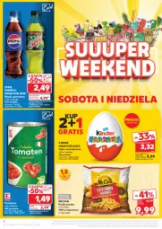 Gazetka promocyjna Kaufland - Gazetka tygodnia - Gazetka - ważna od 29.01 do 29.01.2025 - strona 4 - produkty: Sok, Gra, Rama, Mirinda, McCain, Pepsi, Napój gazowany, Frytki, Napój, Pomidory, Kinder