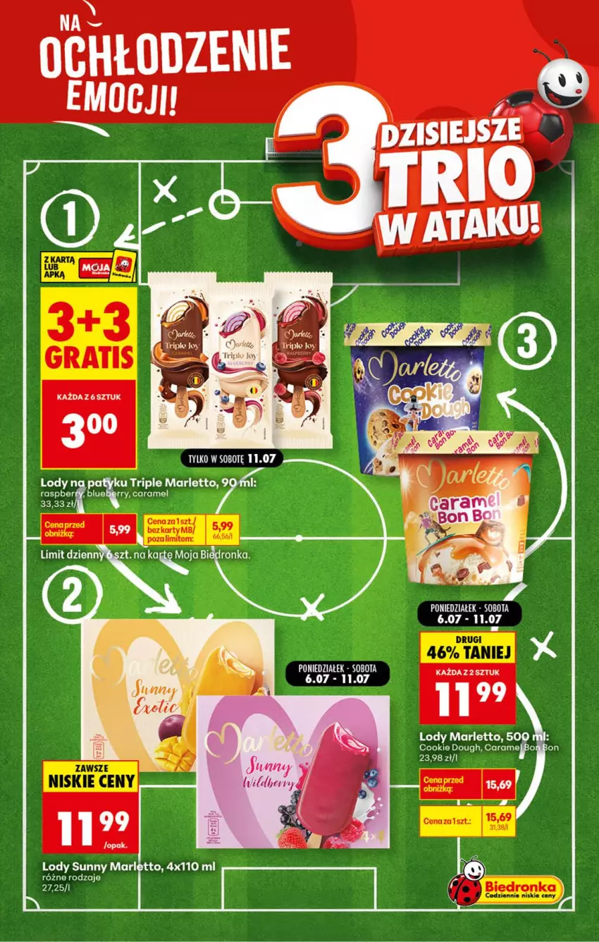 Gazetka promocyjna Biedronka - Gazetka - ważna 11.07 do 18.07.2026 - strona 2 - produkty: Lody