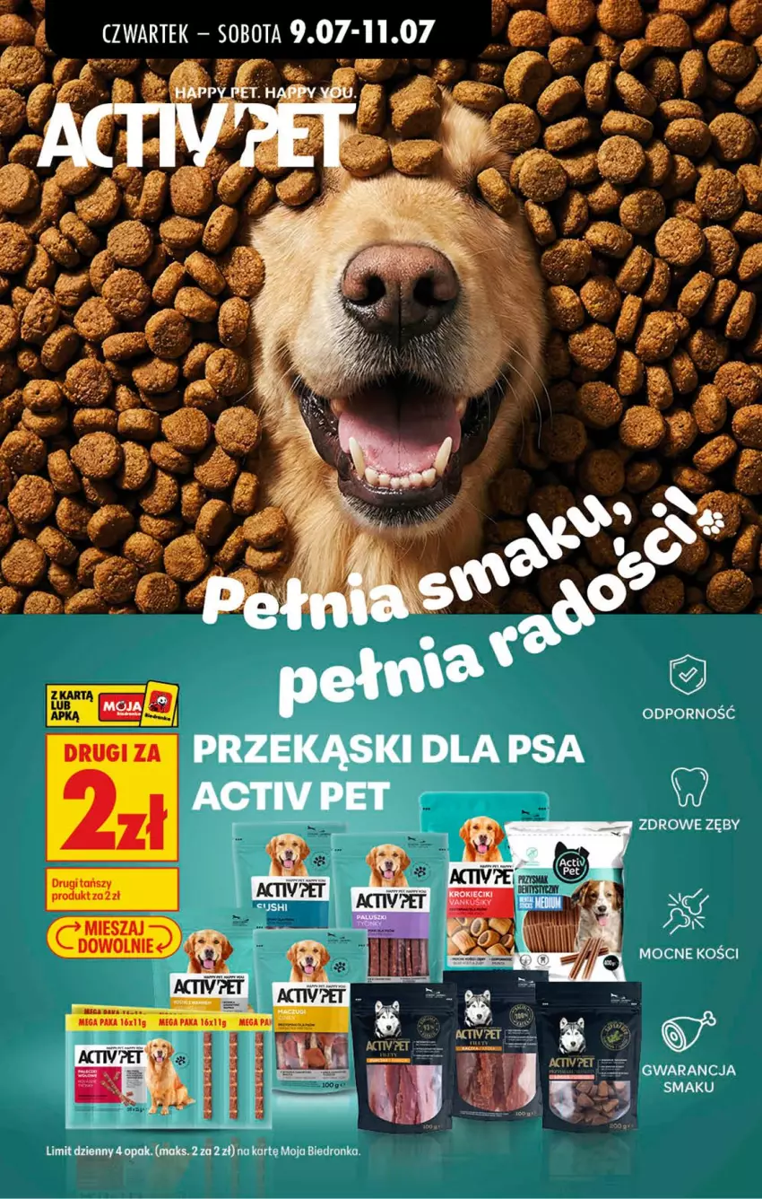 Gazetka promocyjna Biedronka - Gazetka - ważna 11.07 do 18.07.2026 - strona 6 - produkty: Przekąski dla psa
