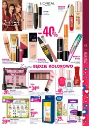 Gazetka promocyjna Super Pharm - Gazetka - Gazetka - ważna od 18.11 do 18.11.2021 - strona 11 - produkty: Pupa, Makijaż, Sally Hansen, Opaska, Eveline, Bell, Maybelline, Tera, 7 Days, Max Factor, Bourjois, Candy, Lakier, Fa