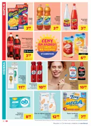 Gazetka promocyjna Carrefour - Gazetka Market - Gazetka - ważna od 07.08 do 07.08.2021 - strona 12 - produkty: Sok, Gra, Płyn do płukania jamy ustnej, Pantene, Papier, Lactacyd, Old Spice, Dezodorant, Kosz, Coca-Cola, Napoje, Tampony, Papier toaletowy, Oranżada, Płyn do płukania, Hellena, Rolki, Napój gazowany, Szampon, Foxy, Płyn do higieny intymnej, Colgate, Napój, O.B., Nestea, Nektar, Hortex, LG