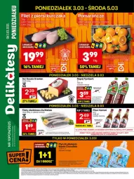 Gazetka promocyjna Delikatesy Centrum - NOWA GAZETKA Delikatesy Centrum od 3 marca! 3-9.03.2025 - Gazetka - ważna od 09.03 do 09.03.2025 - strona 1 - produkty: Piwa, Piec, Kurczak, Ser, Gra, Filet z piersi kurczaka, Pomarańcze, Tymbark, Gouda, Napój