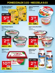 Gazetka promocyjna Delikatesy Centrum - NOWA GAZETKA Delikatesy Centrum od 3 marca! 3-9.03.2025 - Gazetka - ważna od 09.03 do 09.03.2025 - strona 25 - produkty: Serek wiejski, Ser, Ryż, Jogurt, Optima Cardio, Serek, Optima, Napój mleczny, Deser, Napój, Monte