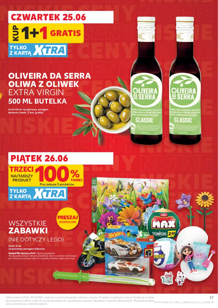 Gazetka promocyjna Kaufland - Gazetka tygodnia - ważna 25.06 do 01.07.2026 - strona 17 - produkty: Gin, Gra, LEGO, Oliwa, Oliwa z oliwek, Por, Ser, Waga