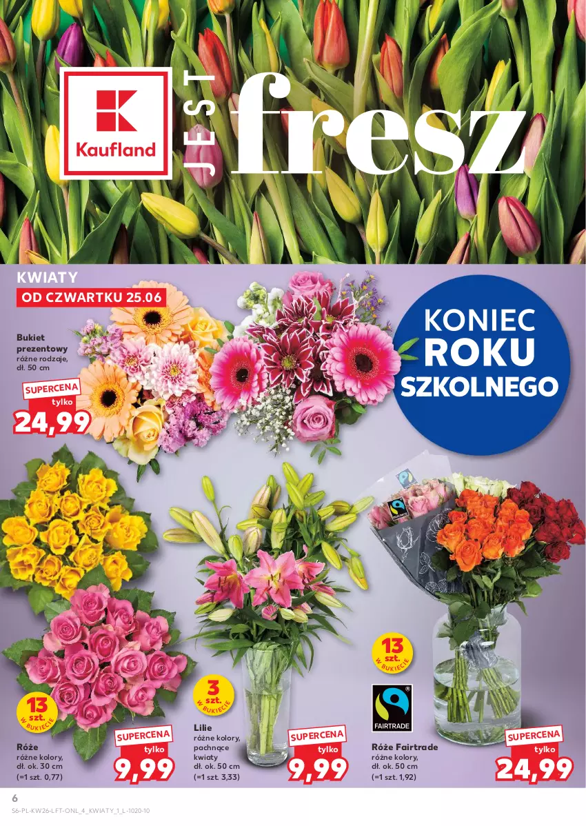 Gazetka promocyjna Kaufland - Gazetka tygodnia - ważna 25.06 do 01.07.2026 - strona 6 - produkty: Bukiet, Fa